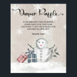 Baby it's cold outside winter diaper raffle  ポスター<br><div class="desc">Baby it's cold outside winter diaper raffle Poster.
Matching items available.</div>