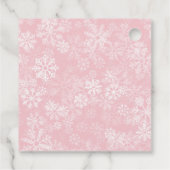 Baby It's Cold Outside Winter Woodland Baby Shower フェイバータグ (裏面)