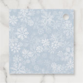 Baby It's Cold Outside Winter Woodland Baby Shower フェイバータグ (裏面)