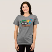 Baby It's Hot Outside レディース トライブレンドTシャツ (正面全面)