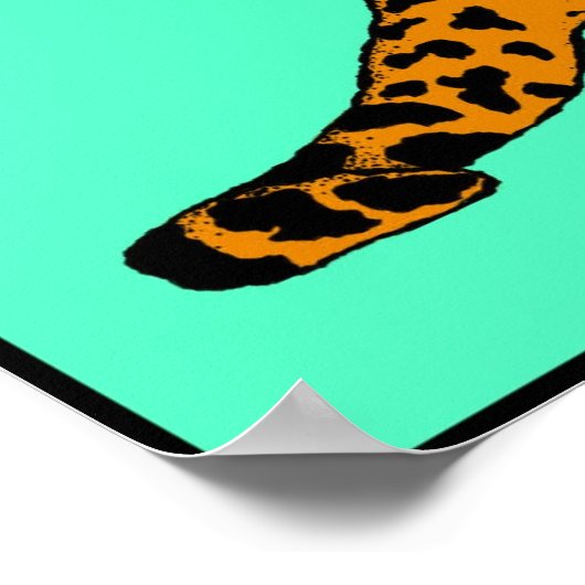 Baby Jaguar Print ポスター (角)