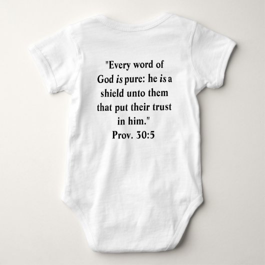 Baby Jersey ベビーボディスーツ (裏面)