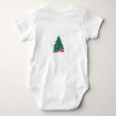 Baby Jersey Bodysuit - Christmas Design Bodysuit  ベビーボディスーツ (裏面)