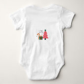 Baby Jersey Bodysuit Happy New Year ベビーボディスーツ (裏面)