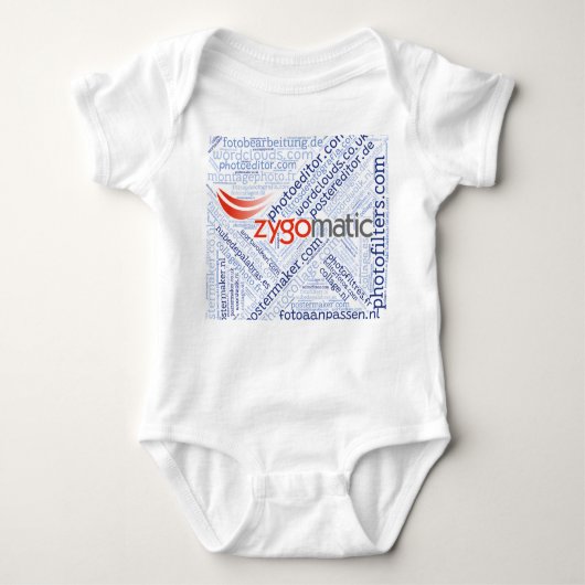 Baby Jersey Bodysuit (square) ベビーボディスーツ (正面)