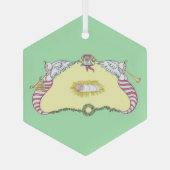Baby Jesus Cartouche ガラスオーナメント (裏面)