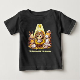 Baby Jesus: Chibi Nativity ベビーTシャツ