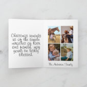 Baby Jesus Christmas Folded Holiday Card シーズンカード (内部)