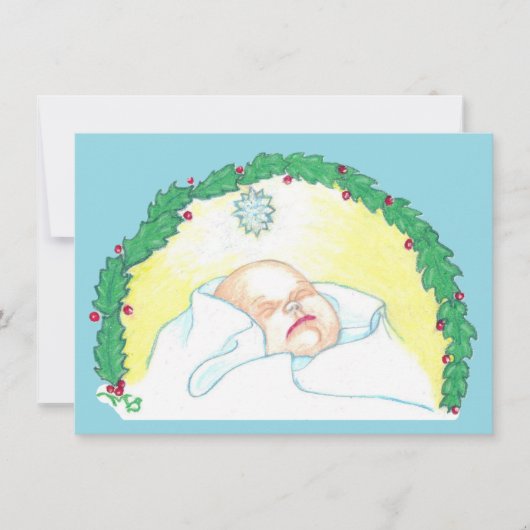 Baby Jesus Enwreathed シーズンカード (正面)