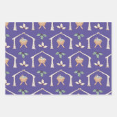 Baby Jesus in Manger ラッピングペーパーシート (正面3)