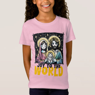 Baby Jesus : Joy to the World: The Holy Family Tシャツ