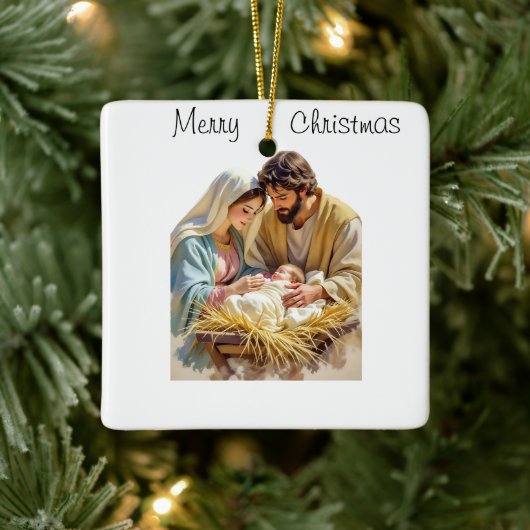 Baby Jesus ornament   セラミックオーナメント (ツリー)