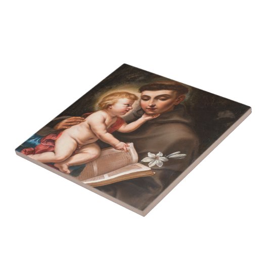 Baby Jesus With St. Anthony Of Padua タイル (側面)