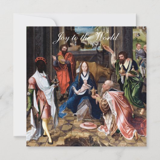 Baby Jesus with the Maji カード (正面)