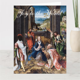 Baby Jesus with the Maji Christmas greeting カード