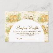 Baby Jungle Animals Diapper Raffle エンクロージャーカード (正面)