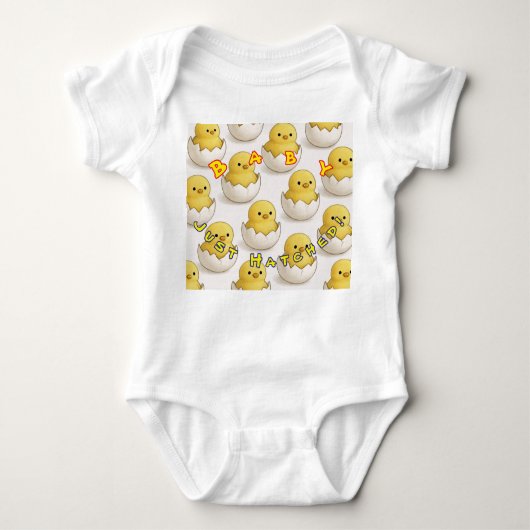 Baby Just Hatched Bodysuit for Infants ベビーボディスーツ (正面)
