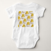 Baby Just Hatched Bodysuit for Infants ベビーボディスーツ (裏面)