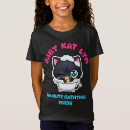 Baby Kat Lym In Cute Bathtime Mode Tシャツ