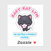 Baby Kat Lym In Ultra Lovely Mode Cat シール (シート)