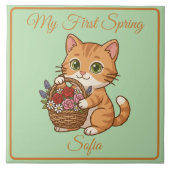 Baby Keepsake | Copper Gold Spring Ca タイル (正面)