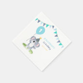 Baby Koala Balloon Party Flag Birthday スタンダードカクテルナプキン (角)