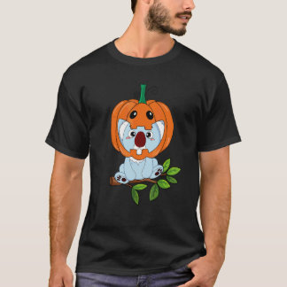 Baby Koala Bear With Pumpkin Helmet   Halloween Co Tシャツ
