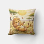 Baby Leo Zodiac Nursery Kids クッション (裏面)