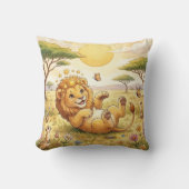 Baby Leo Zodiac Nursery Kids クッション (正面)
