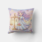 Baby Libra Zodiac Nursery クッション (裏面)
