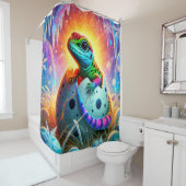 Baby Lizard Hatching シャワーカーテン (インサイチュ)