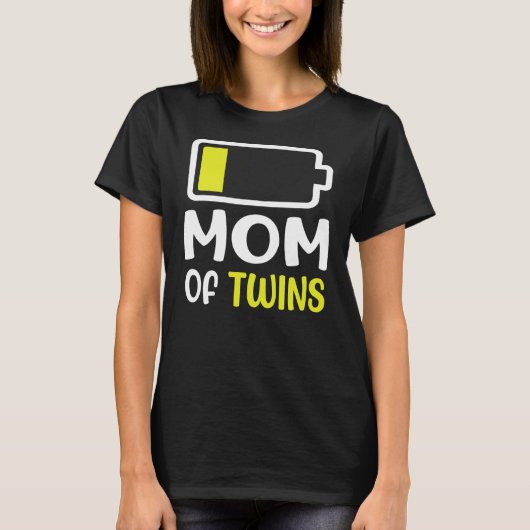 Baby Loading Mom Of Twins Pregnancy Mothers Day  Tシャツ (正面)