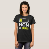 Baby Loading Mom Of Twins Pregnancy Mothers Day  Tシャツ (正面フル)