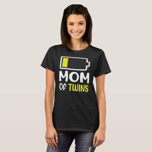 Baby Loading Mom Of Twins Pregnancy Mothers Day  Tシャツ (正面フル)
