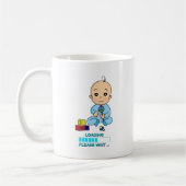 Baby Loading Please Wait Schwangerschaft Geburt コーヒーマグカップ (左)