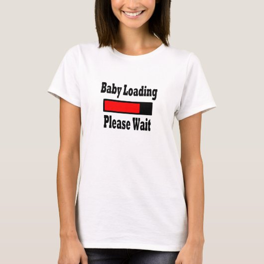 BABY LOADING, PLEASE WAIT Tシャツ (正面)