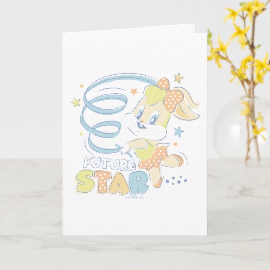 Baby Lola Bunny Future Star カード (黄色い花)
