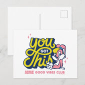 Baby Lola Bunny - You Got This ポストカード (正面/裏面)