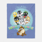 Baby Looney Tunes Logo | That's All Folks フリースブランケット (正面)