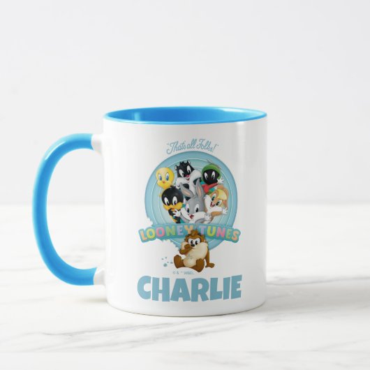 Baby LOONEY TUNES™ Logo | That's All Folks マグカップ (左)