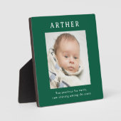 Baby Loss Keepsake Photo Plaque フォトプラーク (正面)