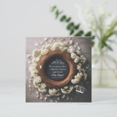 Baby Loss / Miscarriage Sympathy Card 案内状 (スタンド正面)