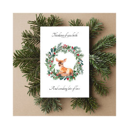 Baby Loss Parent Thinking of You Christmas Card シーズンカード