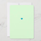 BABY LOVE! Bold Cream Gold Baby Shower Invitation 招待状 (裏面)