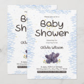 Baby Love Celebration Vibes 招待状 (正面/裏面)