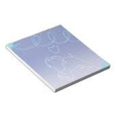 Baby Mammoth yawning ノートパッド (アングル)