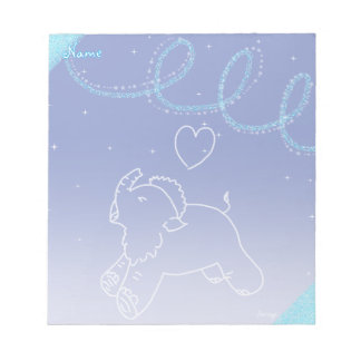 Baby Mammoth yawning ノートパッド