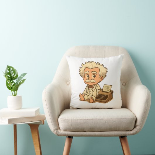 Baby Mark Twain Pillow クッション (椅子)