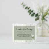 Baby Martini 'tini-one' Books for Baby エンクロージャーカード (スタンド正面)