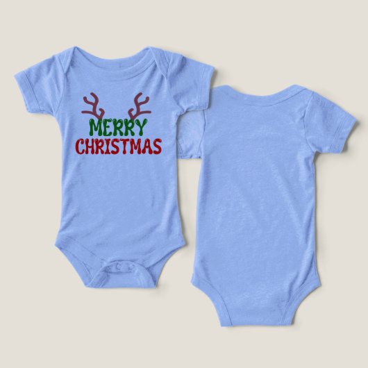 BABY MERRY CHRISTMAS T-Shirt (デザイン正面&裏面)